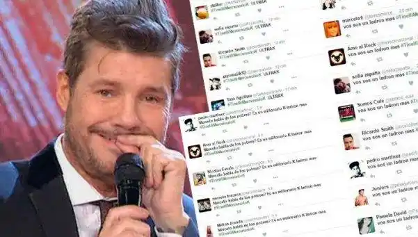 Tinelli denunció una campaña de desprestigio en Twitter