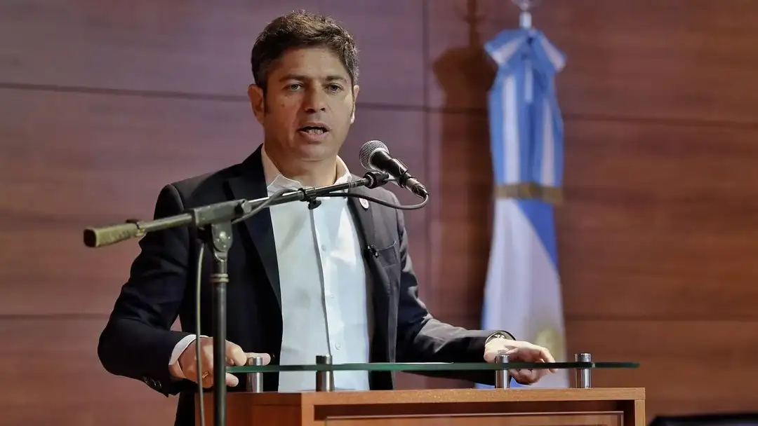 El gobernador bonaerense, Axel Kicillof.
