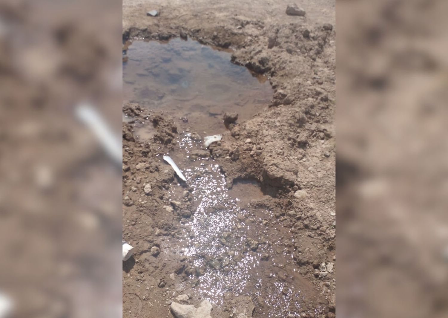 Calle 56: “Esta pérdida está hace como dos meses”