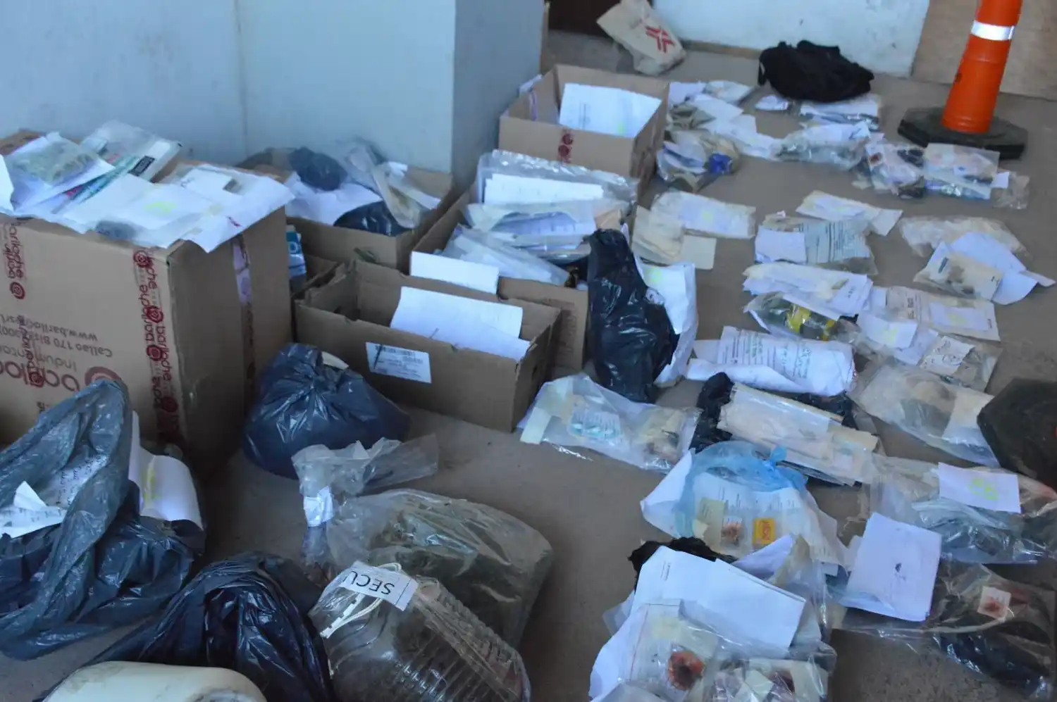 Quemaron más de 41.000 dosis de droga que fueron incautadas en el sur provincial