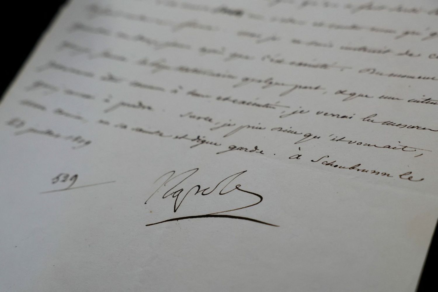 UN DINERAL pagaron por una carta de Napoleón sobre el arresto del papa Pío VII (+Fotos)