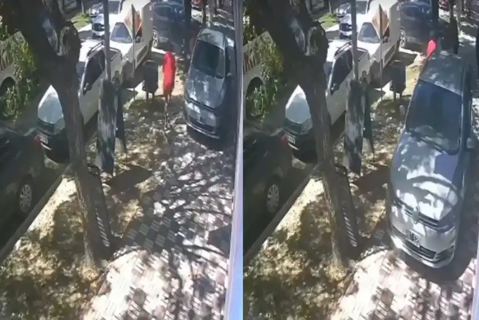 Manejó por la vereda en pleno ingreso escolar y puso en riesgo a peatones en Pilar.