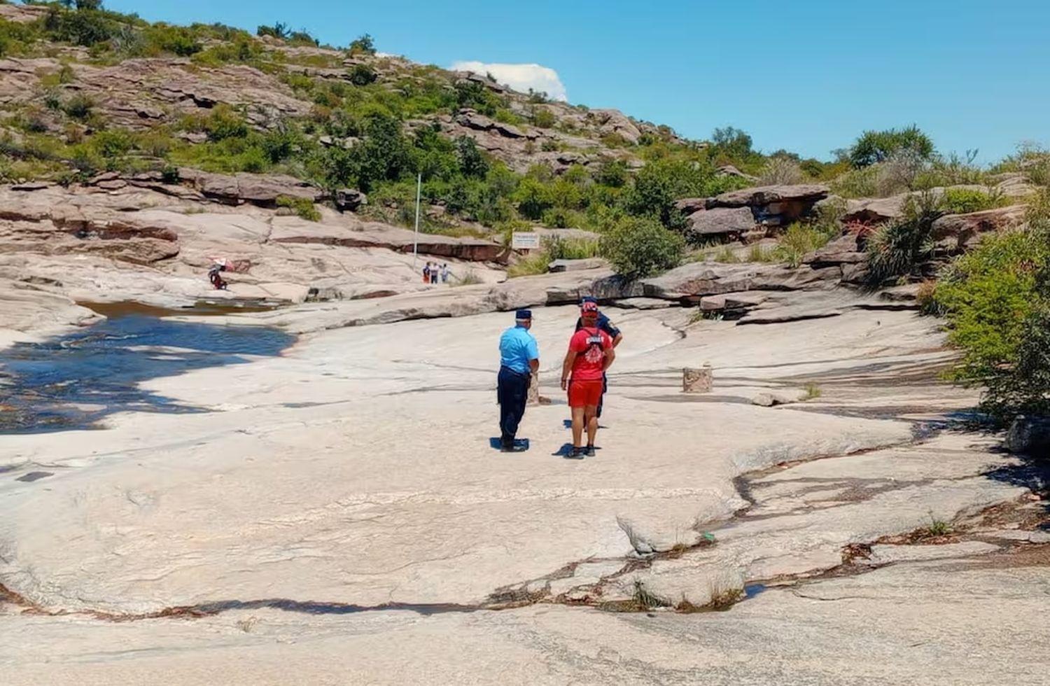 Murió otro turista en Traslasierra, se ahogó en la zona del balneario La Toma. (Policía de Córdoba)