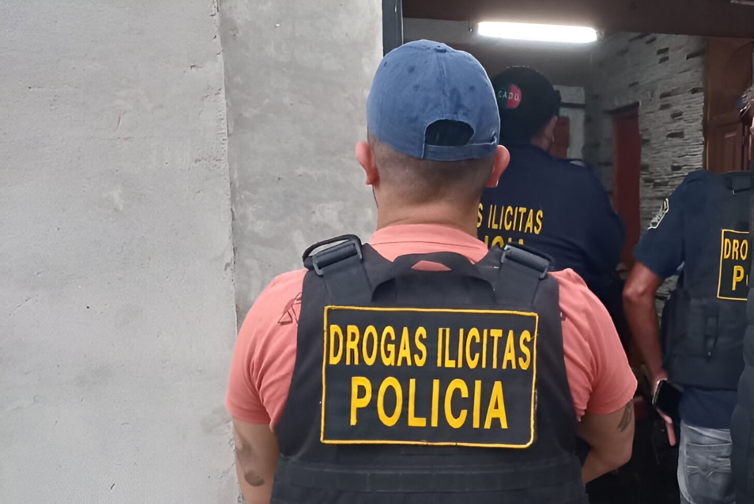 La División Drogas Ilícitas estuvo a cargo de los allanamientos.