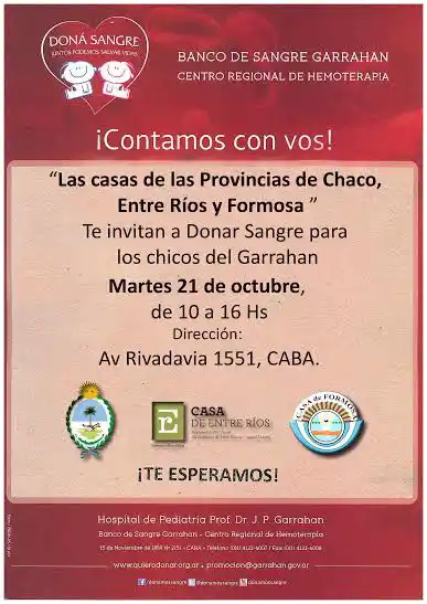 La Casa de Entre Ríos se suma a la Campaña de donación de sangre 