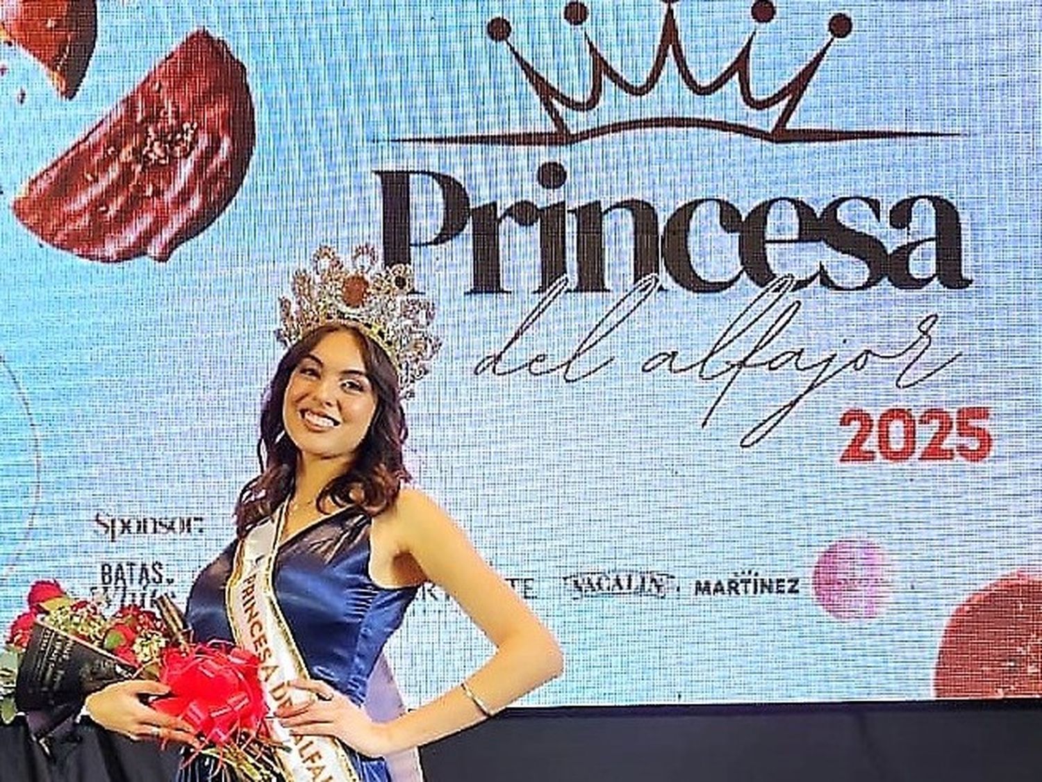 La flamante Princesa del Alfajor, Berenice Jordan, es oriunda de Mar del Plata.