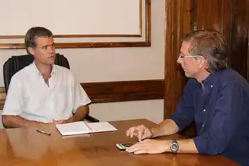Piaggio y Bahillo trabajan en una agenda de obras 
