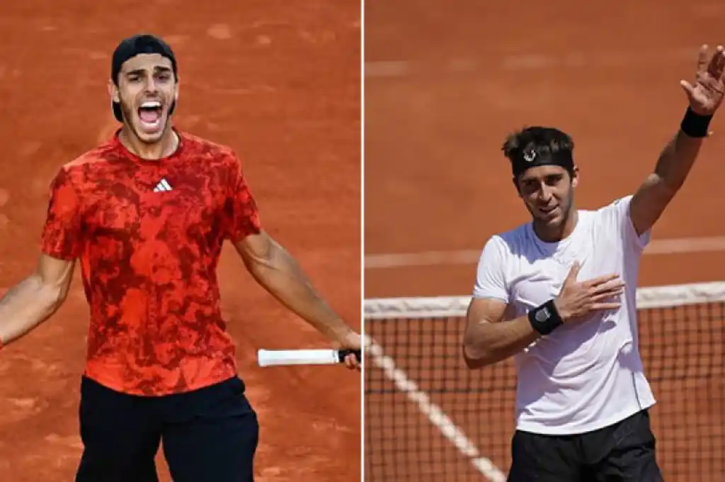 Cerúndolo y Etcheverry avanzaron a la segunda semana de Roland Garros