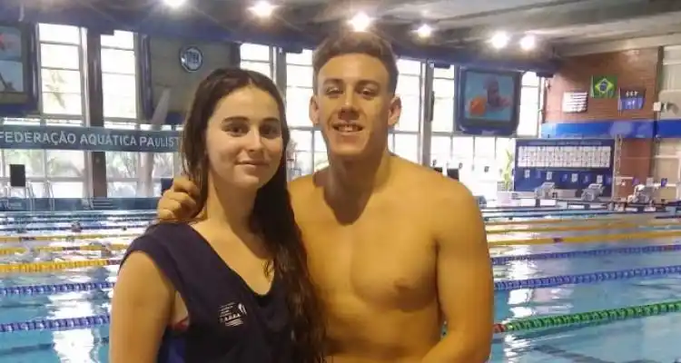Carolina Falco y Maximiliano Rosello cumplieron su turno en Brasil