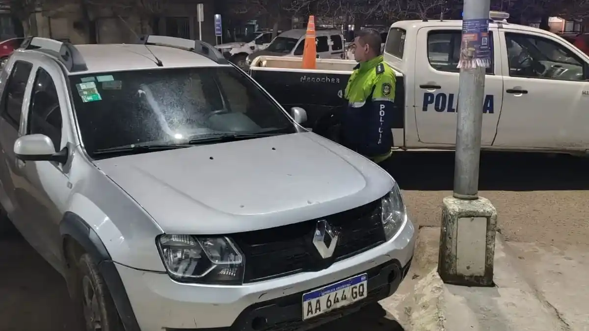 La camioneta fue secuestrada