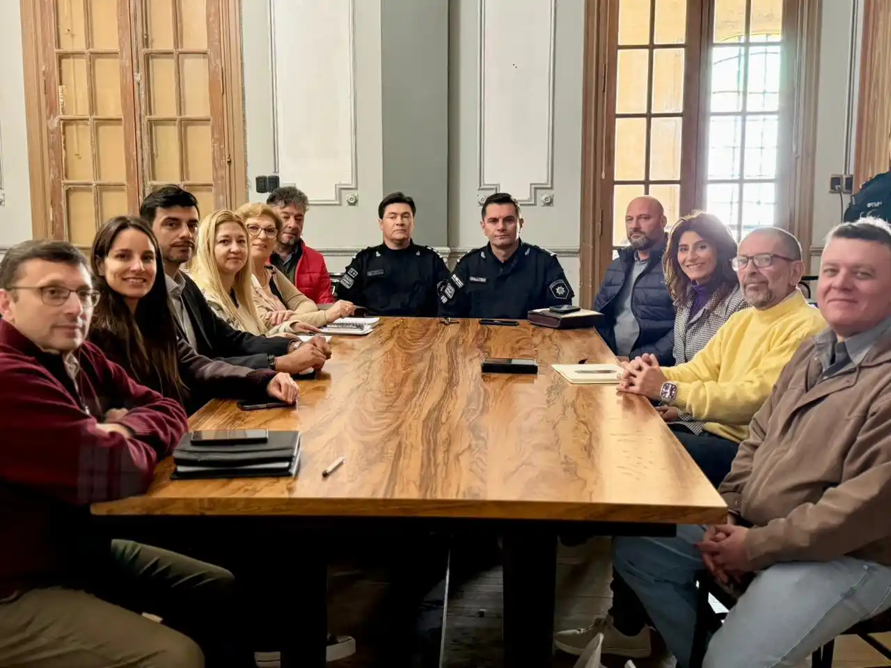 Los concejales se reunieron con las nuevas autoridades de la Unidad Regional V