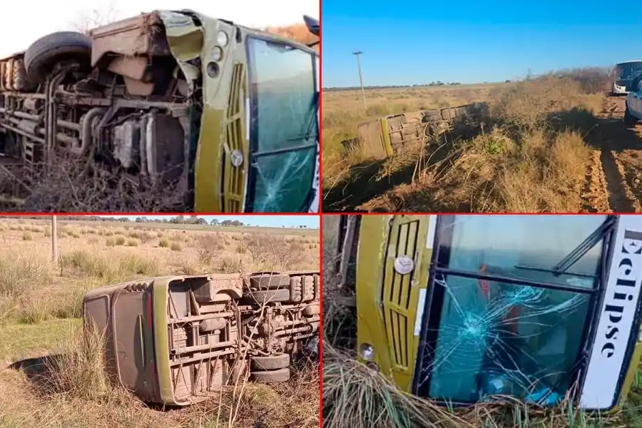 El vehículo experimentó un desperfecto que impidió el funcionamiento de la dirección y los frenos.