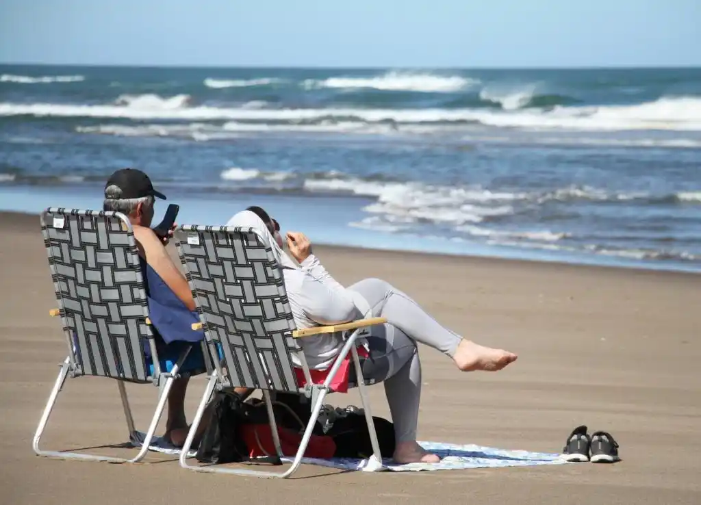 Domingo agradable en la costa