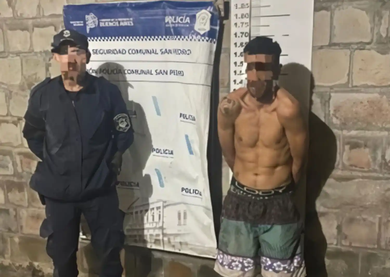 La Tosquera: aprehendido tras circular por la vía pública con un arma blanca