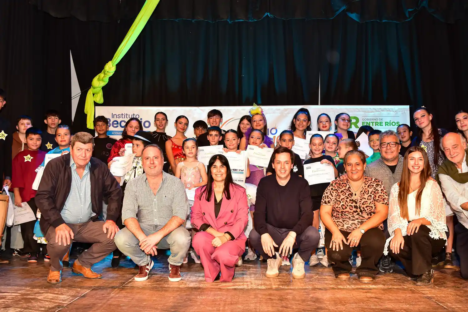 Nogoyá fue sede de la gala final del certamen Becario en Escena