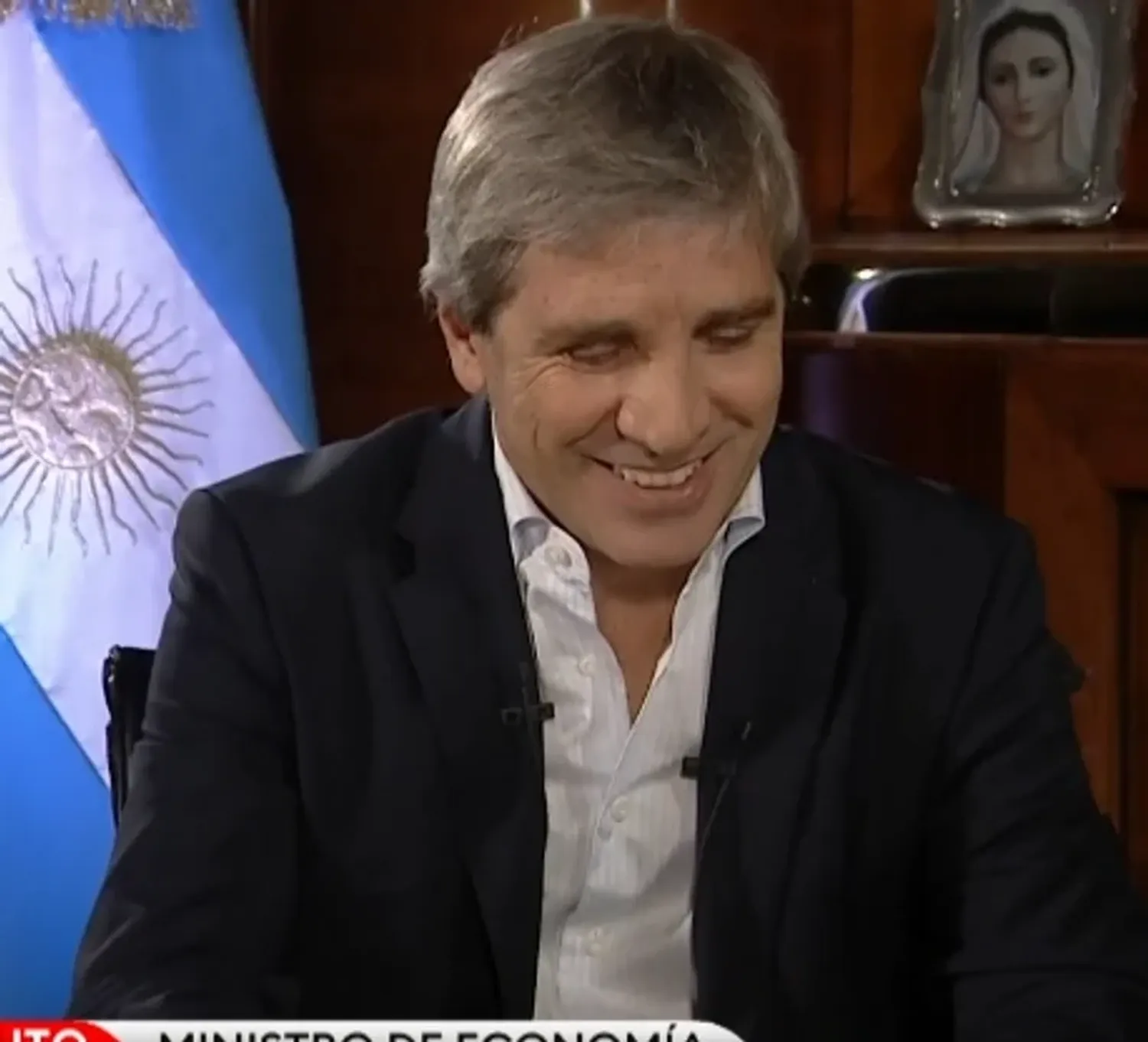 El ministro de Economía, Luis Caputo.