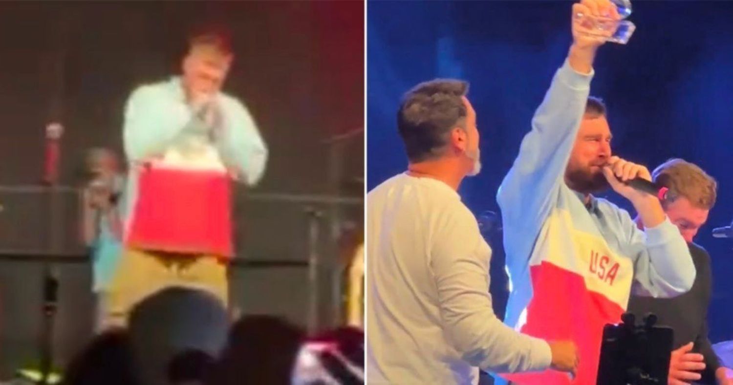 Video: Travis Kelce ganó un concurso de karaoke y se lo dedicó a Taylor Swift