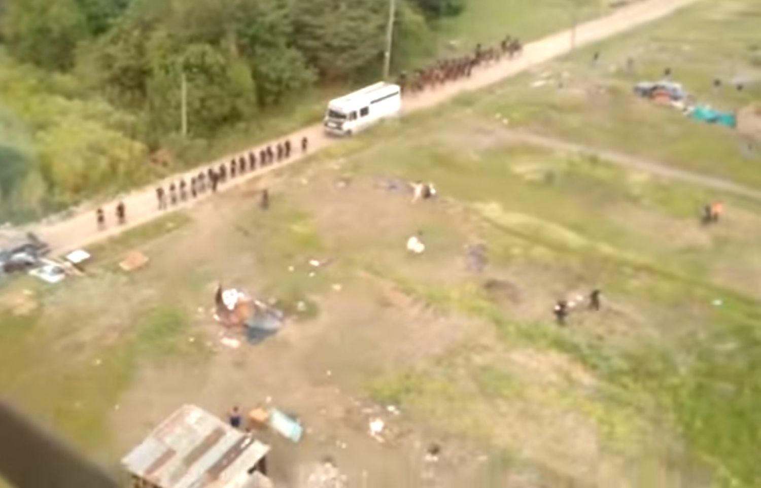 Video: Desalojaron el predio de Merlo que fue ocupado en diciembre