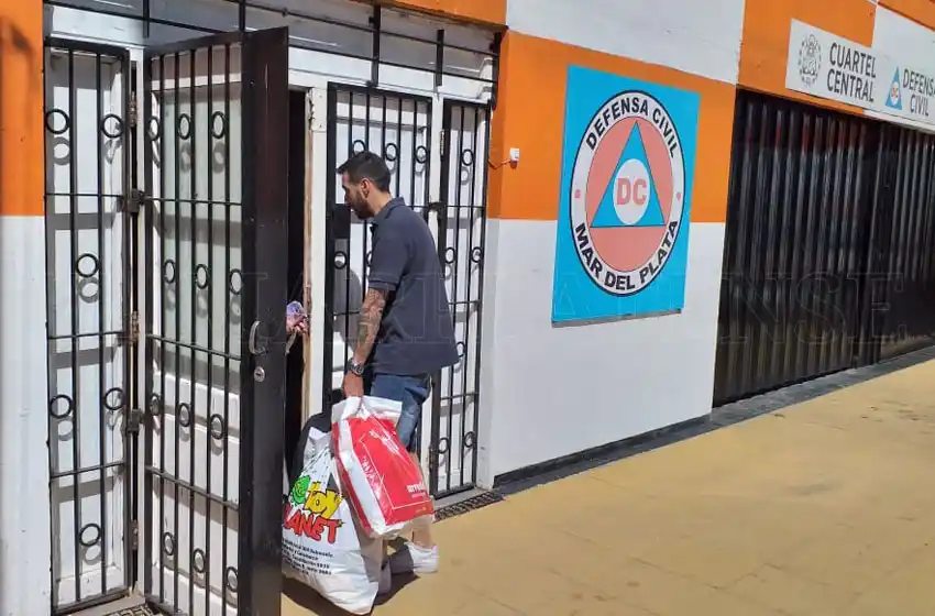 "Las donaciones recibidas son más que suficientes para colaborar con los vecinos"