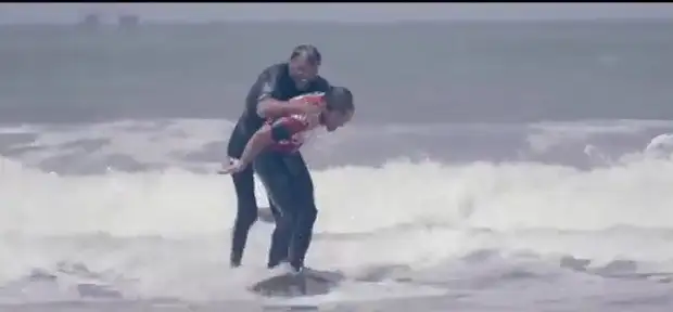 Pentacampeón argentino de surf, descalificado por la mejor razón del mundo