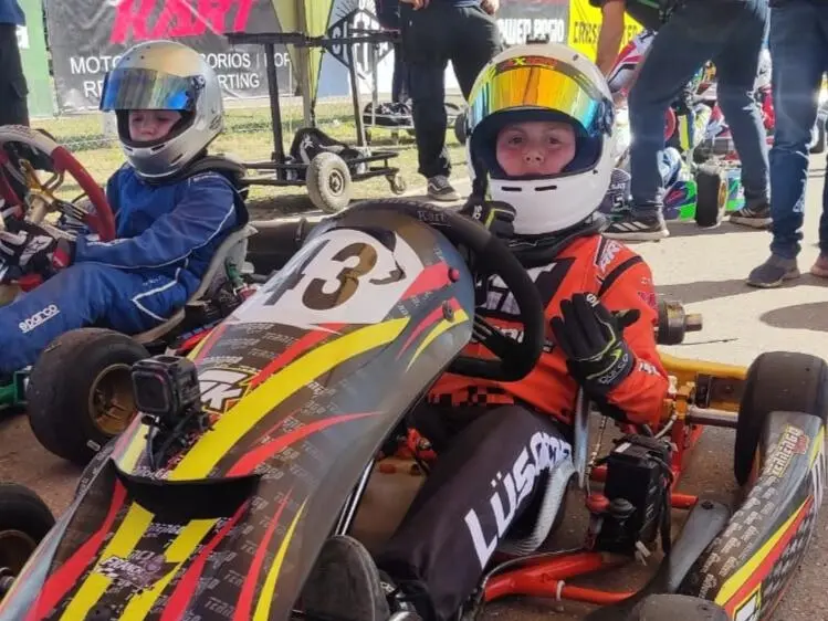 Rusch debutó en el karting d ela provincia de Córdoba .Foto:Prensa JI Rusch