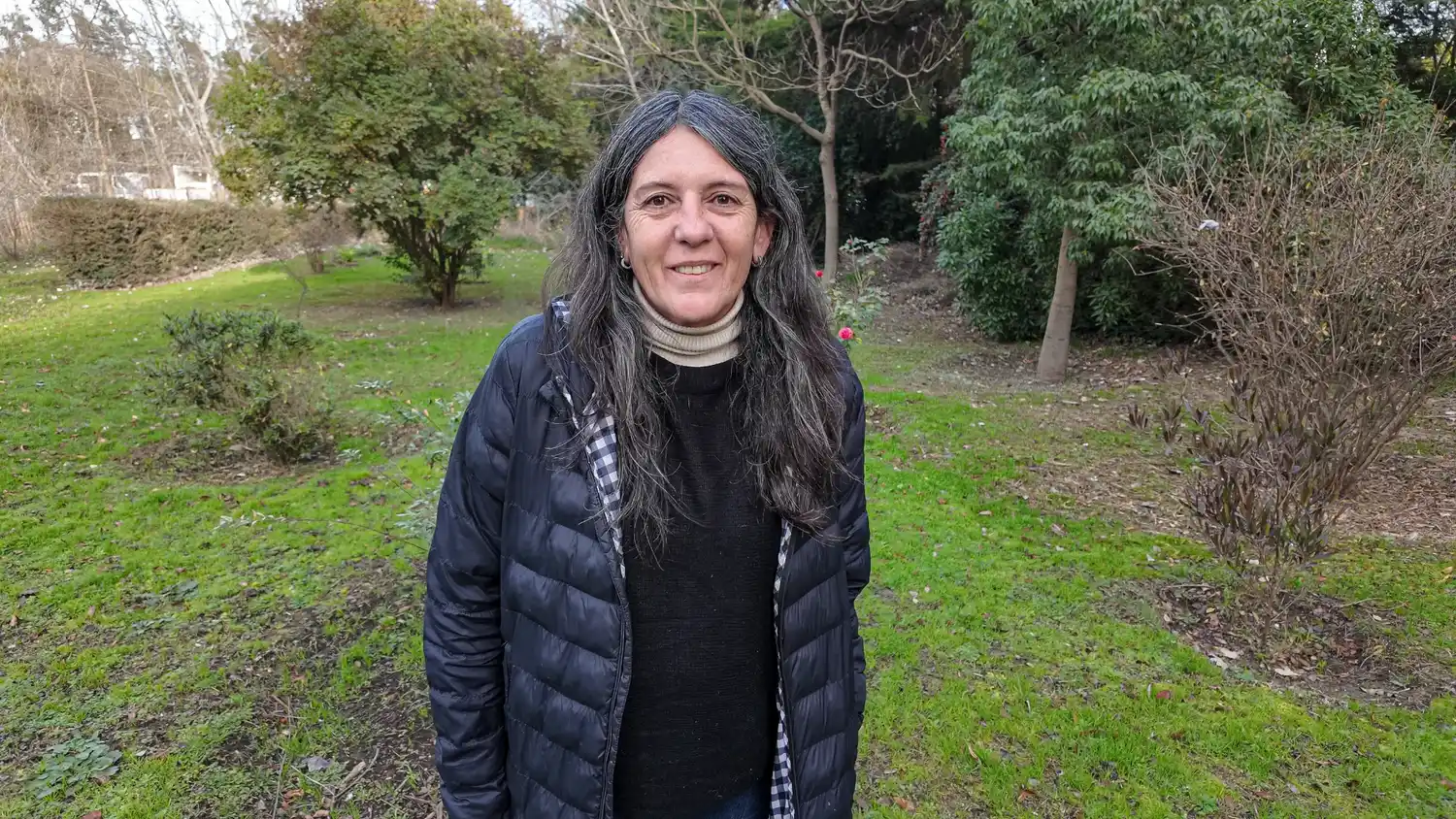 Andrea Frigerio, ingeniera forestal y responsable del Vivero Municipal.