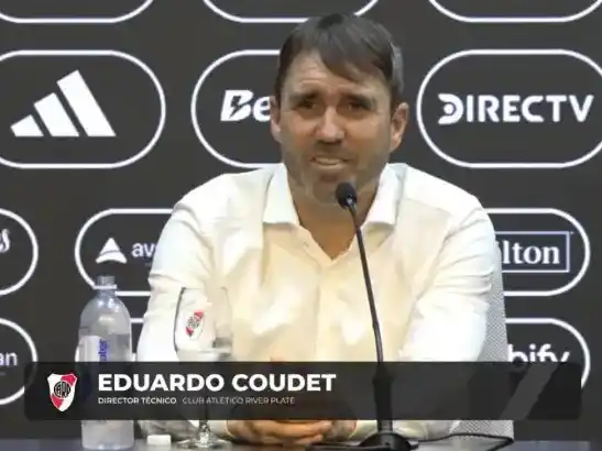 Coudet, nuevo DT de River. (Foto: captura de redes sociales).