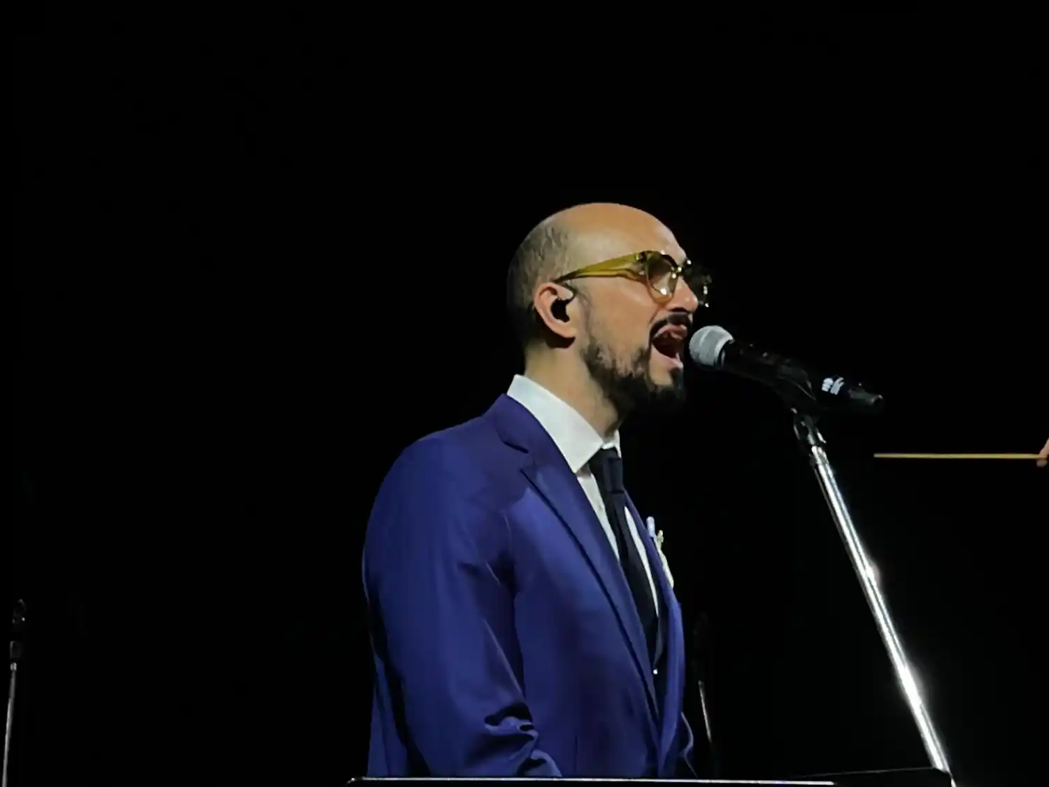 Abel celebró el Día de la Independencia desde el Teatro Alvear.