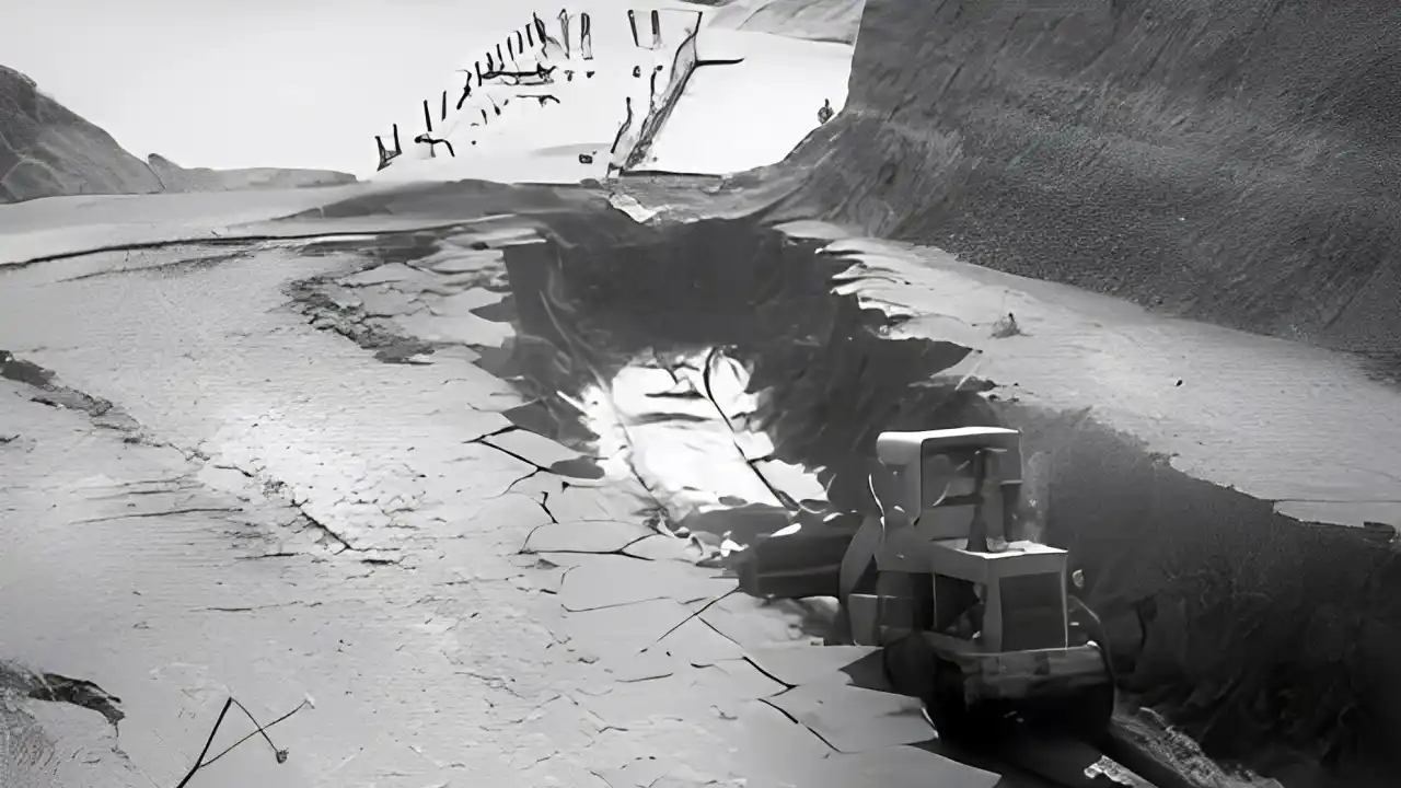 Puentes provisorios tras la gran inundación