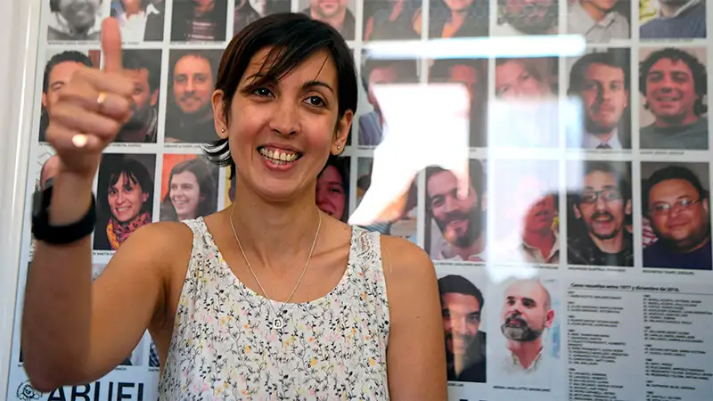 "Se me completó la vida", dijo la nieta recuperada 126 
