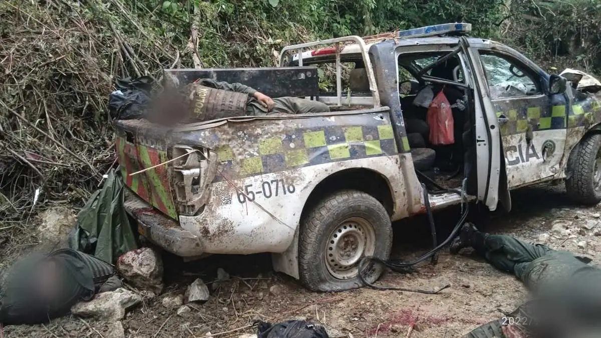 TRAGEDIA EN COLOMBIA: masacran a ocho policías en Huila