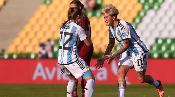 La Selección Argentina goleó a Uruguay por la Copa América femenina 2022