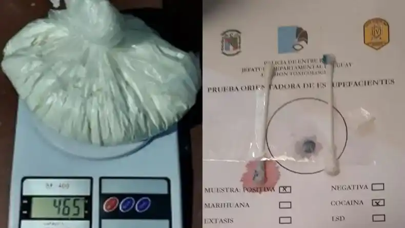 Hallaron casi medio kilo de cocaína en una cárcel entrerriana