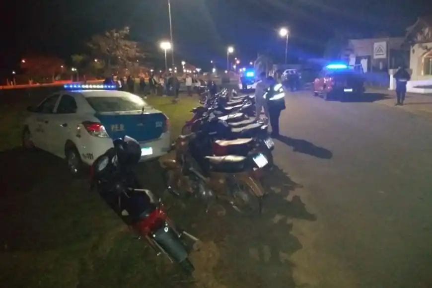 Interrumpieron una fiesta clandestina el pleno centro de una ciudad entrerriana