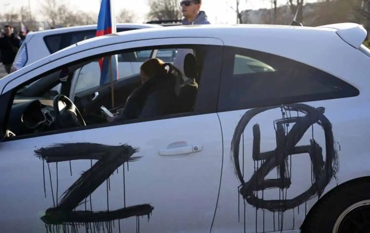 Aparecen en Alemania símbolos “Z” en apoyo al ataque ruso a Ucrania