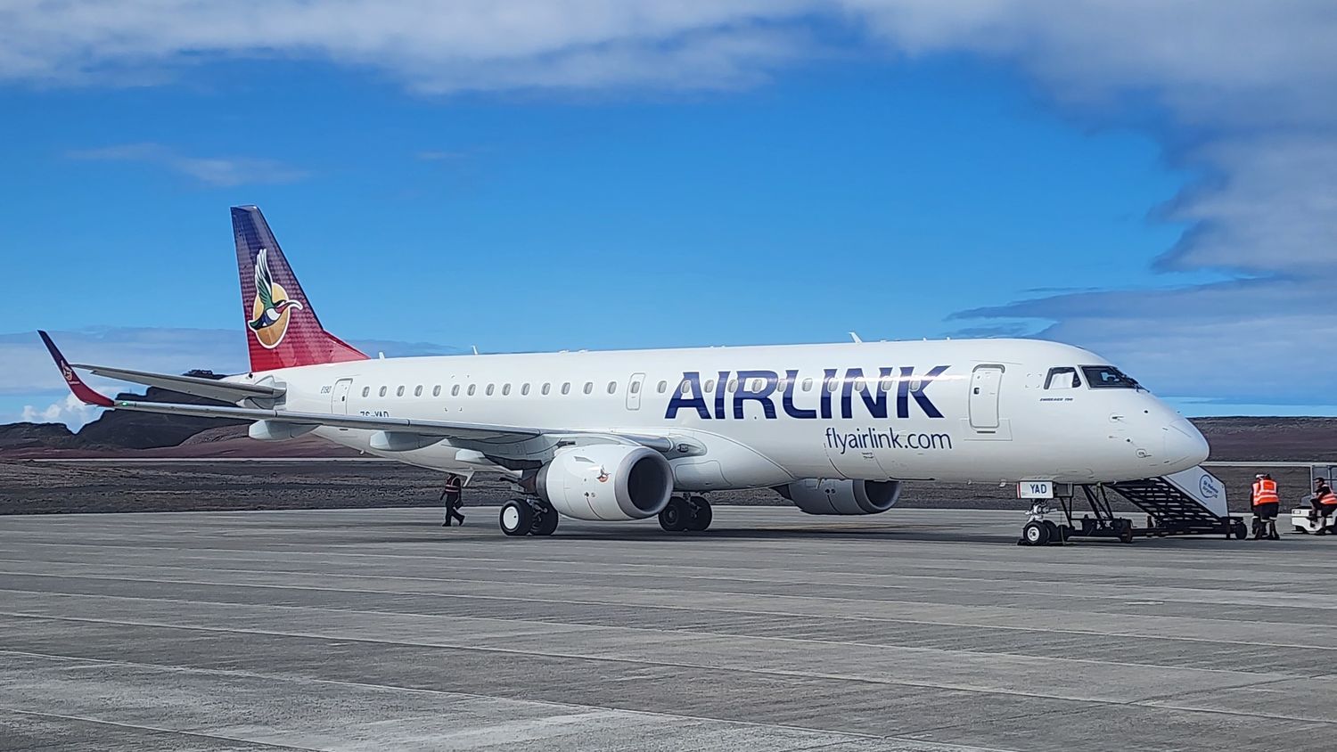 Habitantes de las Islas Malvinas tendrán cupo en vuelos de Airlink entre St. Helena y Ascension