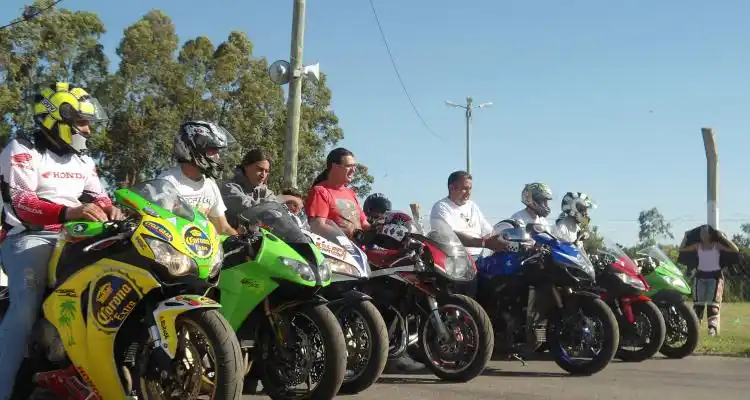 45 motos participaron de la primera jornada de picadas