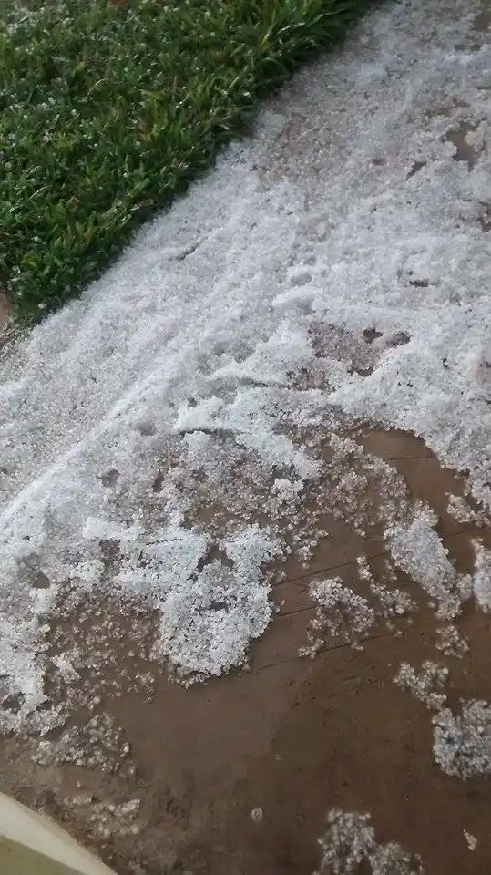 VIDEO: Así granizó en Gualeguaychú