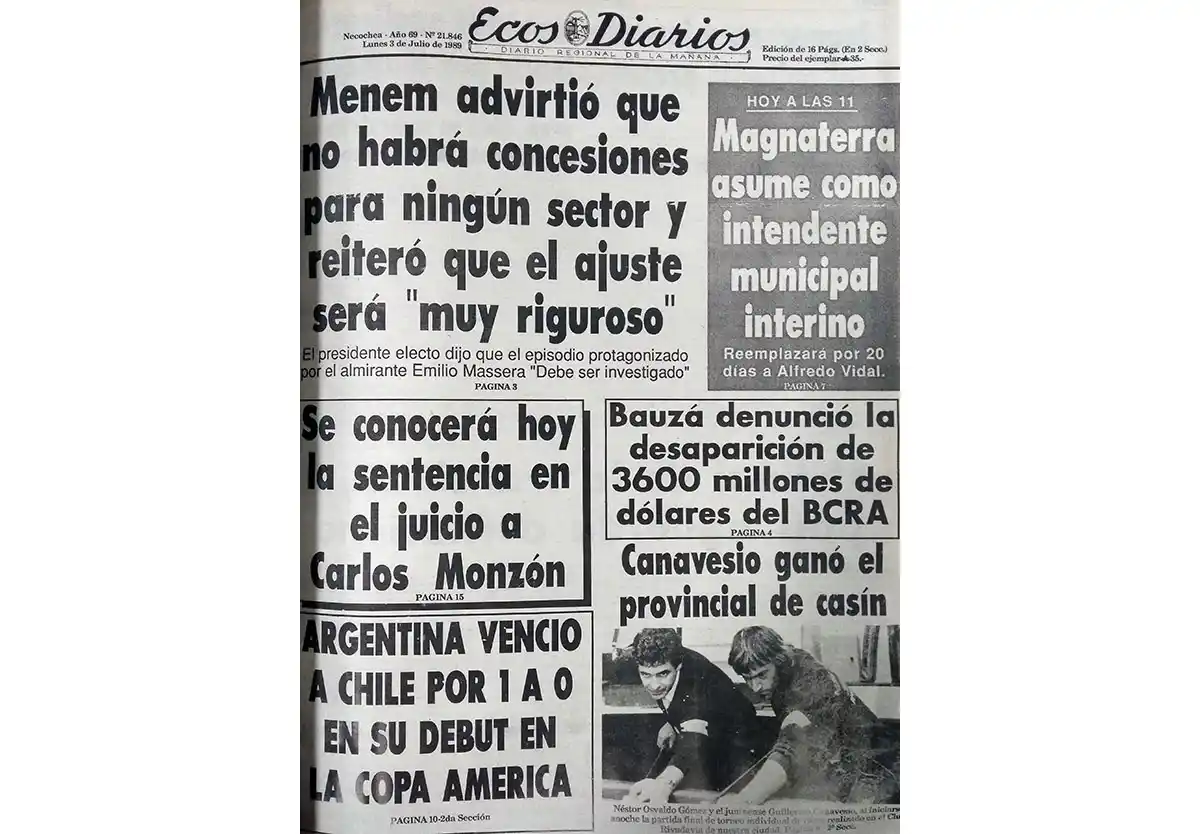 Lunes 3 de julio de 1989