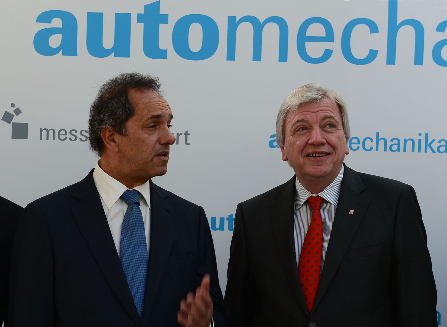 Scioli participó en Alemania de la inauguración de Automechanika 2014 