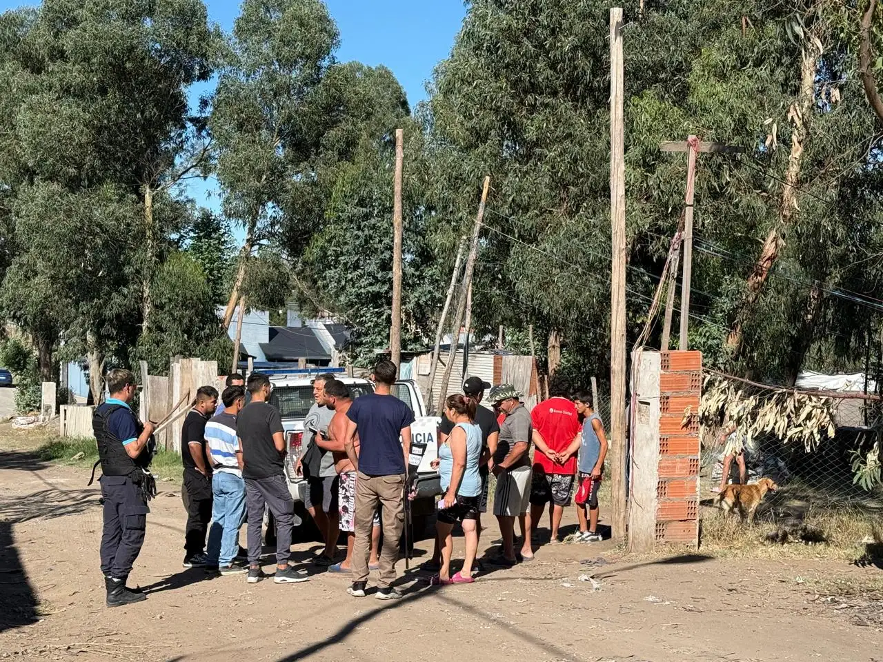 El asentamiento en La Movediza, foco de conflictividad vecinal e inseguridad.