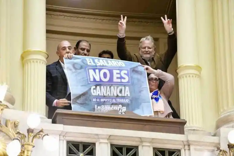 El Frente de Todos dio sanción definitiva a la 
eliminación del pago de ganancias para los asalariados