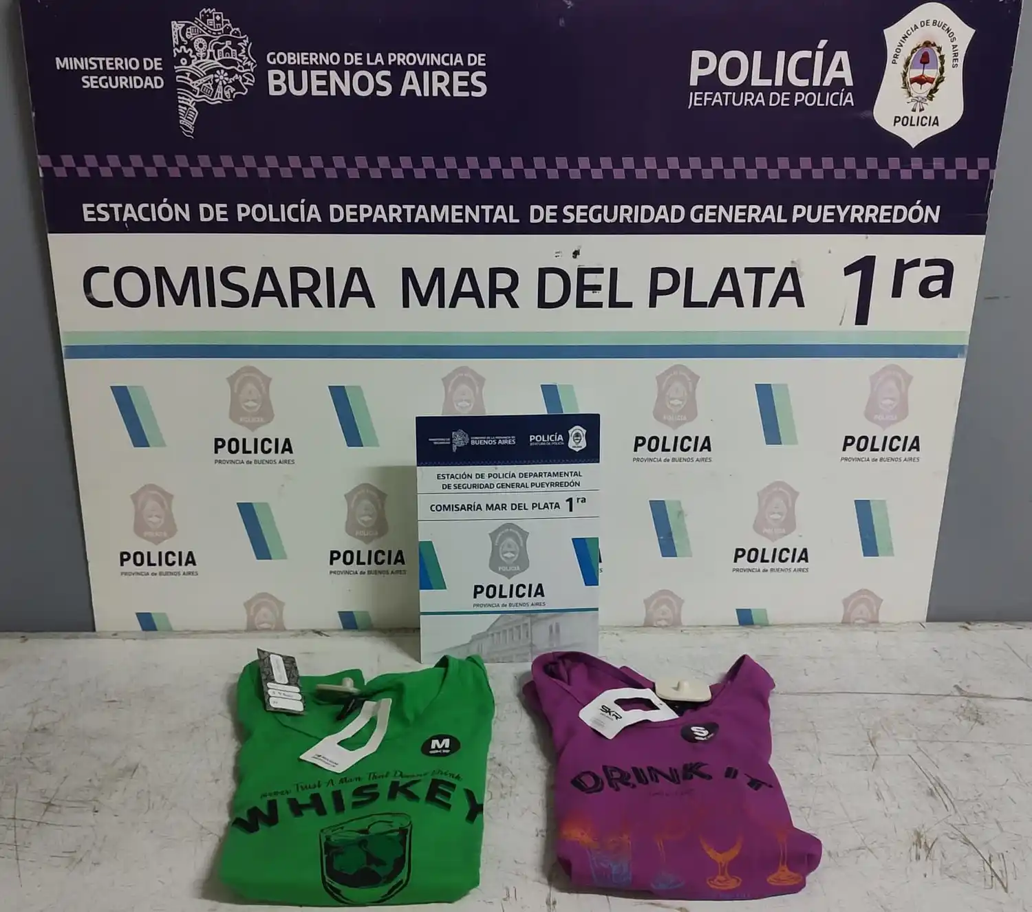 Elementos sustraídos.
