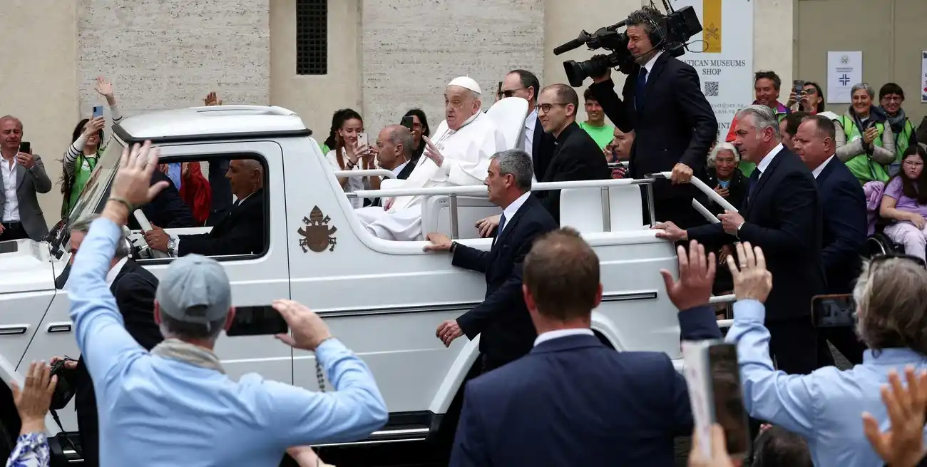 Las últimas horas de Francisco. Foto: Reuters