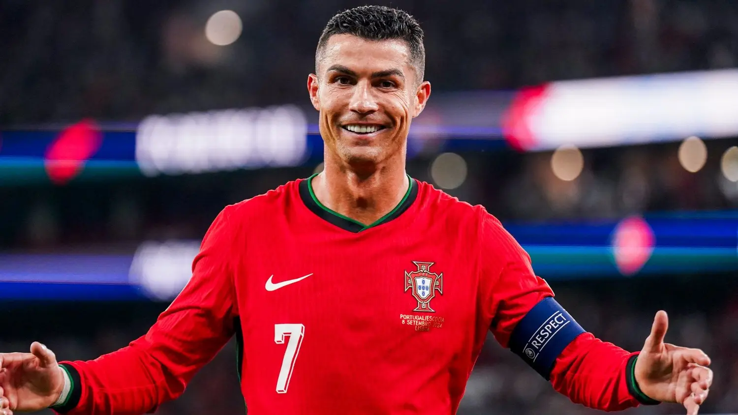 CR7 es el máximo anotador de la Selección de Portugal, con 135 goles.