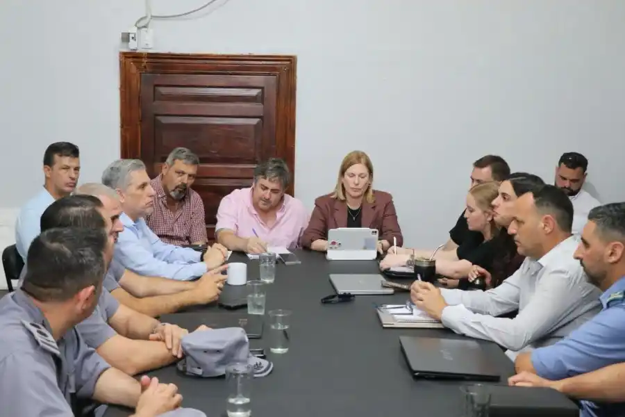 Scaglia y Cococcioni reunidos con representantes del Servicio Penitenciario de la Nación