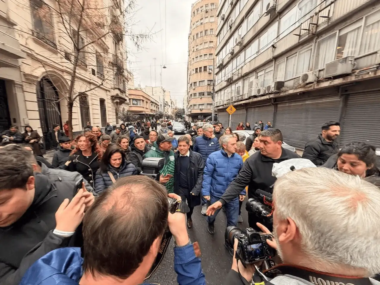 Kicillof en la marcha