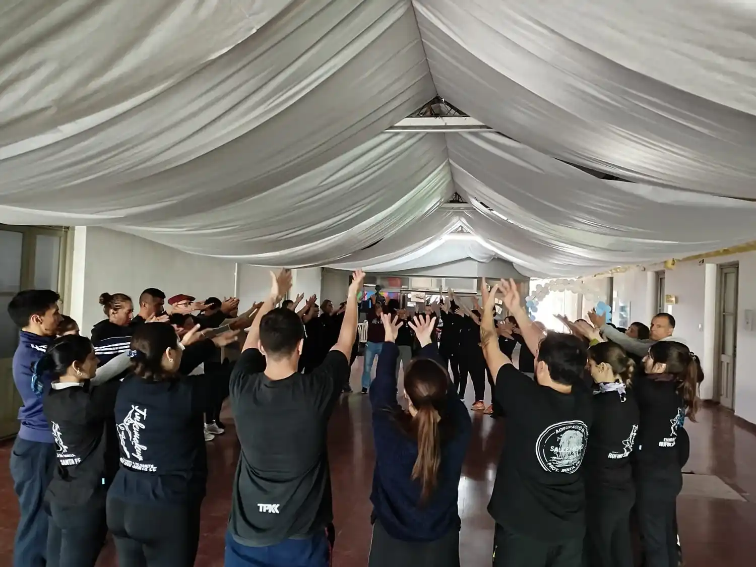 Eltaller se desarrolló en el Centro Cultural de Rufino. Foto: Sur24.