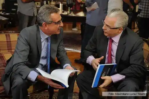 Rossi le entregó al exjuez Baltasar Garzón las actas secretas de la dictadura