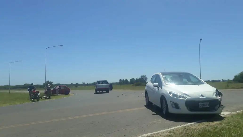 Un gualeguaychuense fue embestido por un turista en la Ruta 136